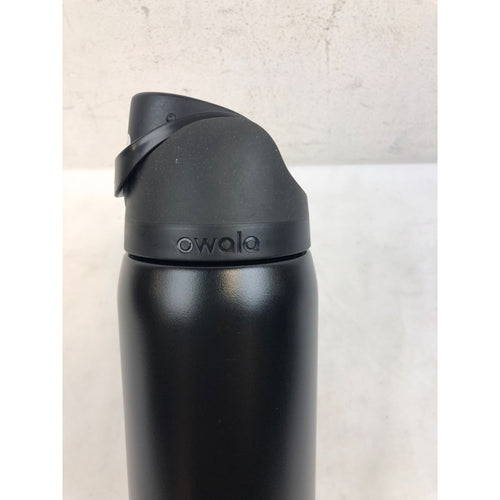 Owala FreeSip Water Bottle Stainless Steel, 32 Oz., Very Dark Black