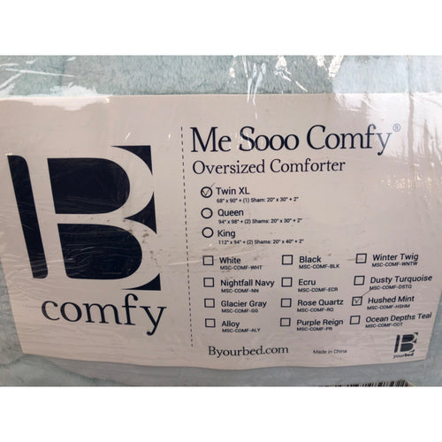 Twin XL, Me Sooo Comfy, Coma Inducer Oversized Comforter Set, Hushed Mint
