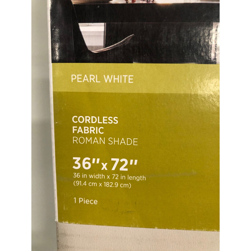 GLOWE Cordless Blackout Roller Shade in Pearl White 36" X 72"