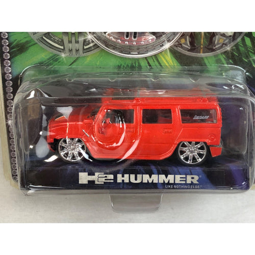 Lexani Die Cast Red Hummer H2 with Extra Rim, 1:64 Scale, Part 620