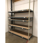 18' x 8' x 3' Metal/Wood Industrial Shelving, 6 Shelves Per Unit