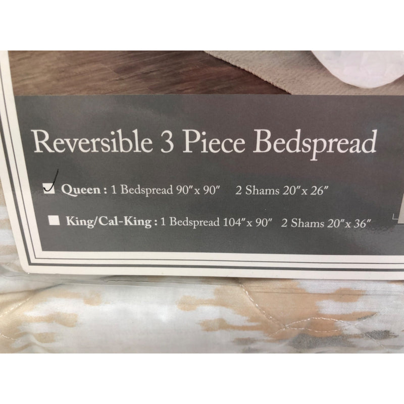 Queen, Briseis 3 Piece Bedspread set