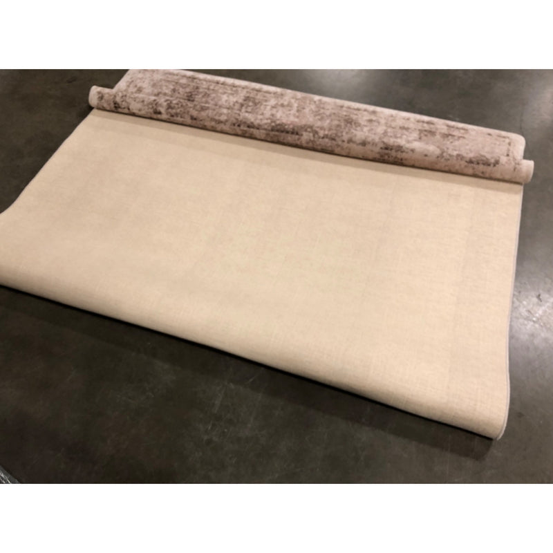 La Dole Rugs Brown Beige Cream Traditional Flat Pile Area Rug, 6ft 6in x 9ft 6in
