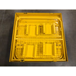 AS IS - Vestil WP-3737-FD Fold-Down Work Platform, 37inx37, Powder Coat Yellow