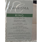 King, Lisbon Linon, Charisma Sheet Set