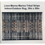 Liora Manne Marina Tribal Stripe Indoor/Outdoor Rug, 39in x 59in