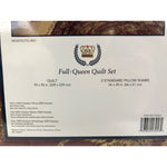 Queen, Royal Court Montecito Red Quilt Set