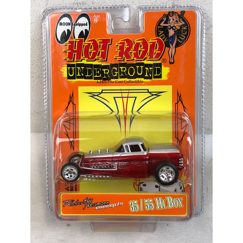 Hot Rod Underground Die Cast - Silver/Red 35/55 Hi Boy