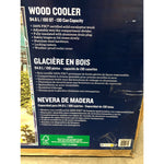Tommy Bahama 100-quart Rolling Wood Cooler