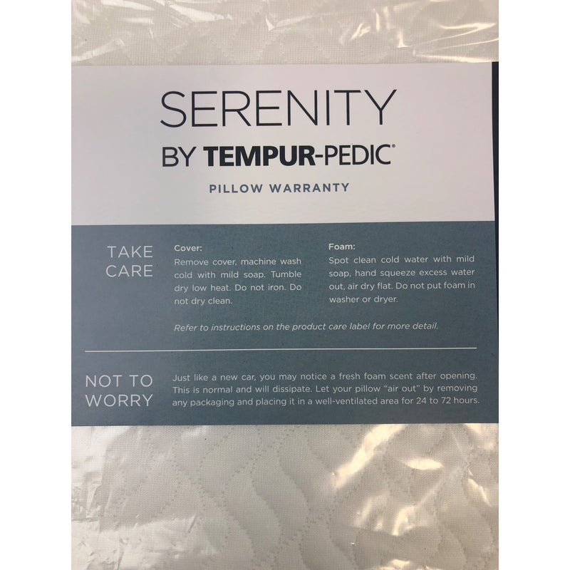 Serenity by Tempur-Pedic Contour Memory Foam Pillow