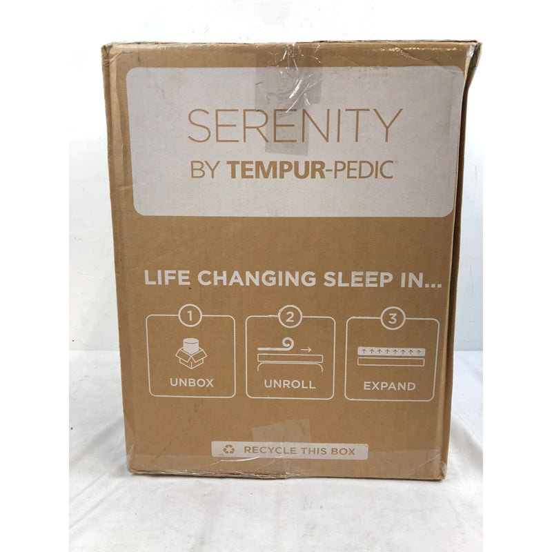 Queen, Serenity by Tempur-Pedic 3in Cooling Memory Foam Mattress Topper