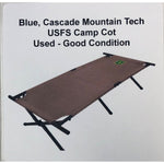 Blue, Cascade Mountain Tech USFS Camp Cot