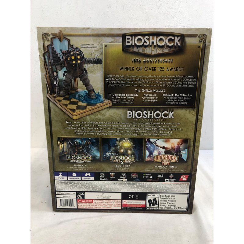 Bioshock 10th Anniversary Collector's Edition PS4 with Big Daddy Figure, Sealed