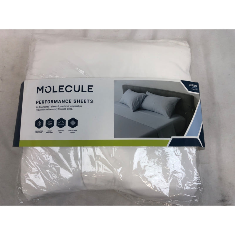 Queen, White, Molecule Performance Sheet Set