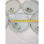 5-Buchan Portobello Stoneware Thistle 10 1/2" Dinner Plates Scotland