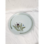 5-Buchan Portobello Stoneware Thistle 10 1/2" Dinner Plates Scotland