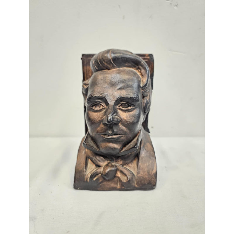 Rare 1980 Joseph Smith Book End Statue Bust - Book of Mormon - LDS