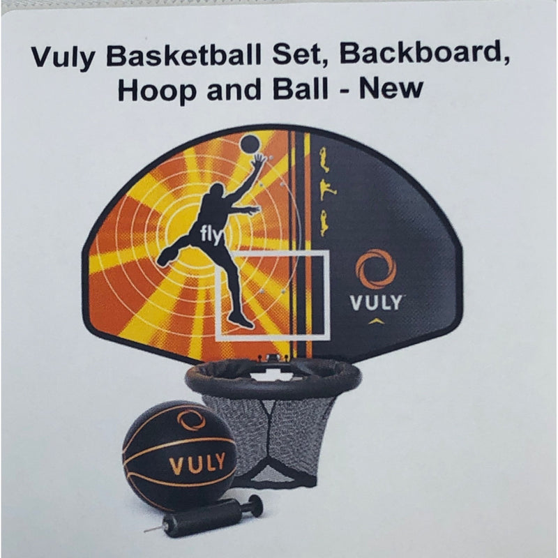 Vuly Basketball Set, Backboard, Hoop and Ball