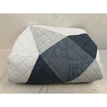 King, Origami Pieced Nautical Patchwork 3-piece Quilt Set