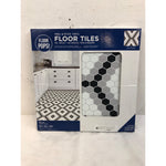 FloorPops Leyton 12 in. x 12 in. Peel and Stick Virgin Vinyl Floor Tiles, 10ct