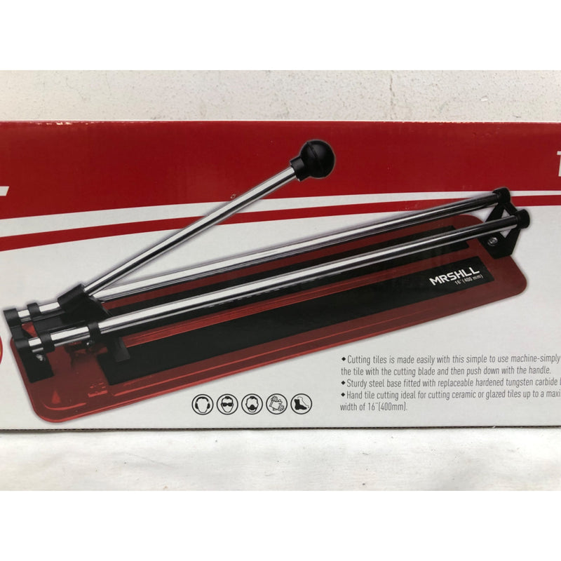16 Inch Manual Tile Cutter, Porcelain Ceramic Tile, Tungsten Carbide Wheel