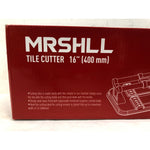 16 Inch Manual Tile Cutter, Porcelain Ceramic Tile, Tungsten Carbide Wheel