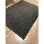 Carpet Mat 6 x 8', Charcoal, Heavy Duty Industrial Rubber Back Rug