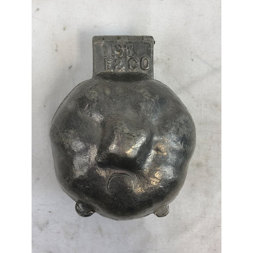 Pumpkin 1157 Vintage Pewter Ice Cream Mold E and Co NY Eppelsheimer