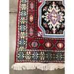 Vintage Kazak Handmade Oriental Geometric Runner Rug, 6ft5in x 2ft6in