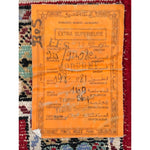 Vintage Kazak Handmade Oriental Geometric Runner Rug, 6ft5in x 2ft6in
