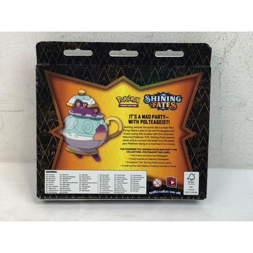 Pokemon TCG, Shining Fates, Mad Party Pin Collection Polteageist