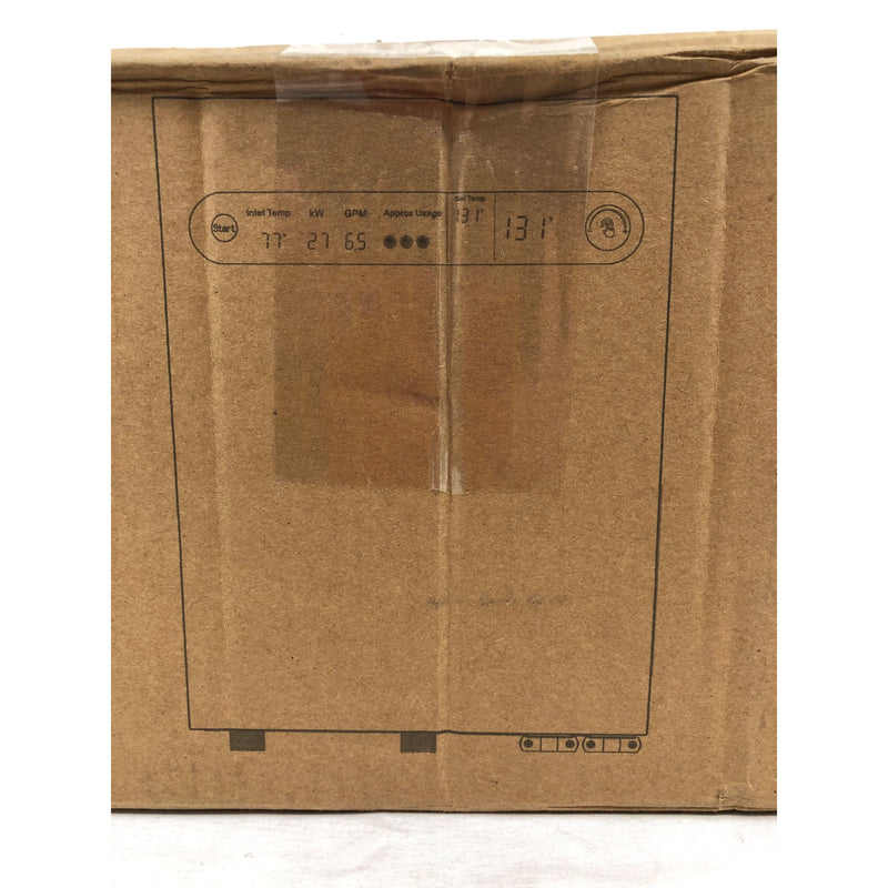 AMZCHEF Electric Tankless Water Heater, 18kW 240V White, UL-Q2218-WT