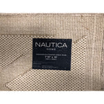 Nautica 7ft 10in x 10ft Brown Jute with Cream Design