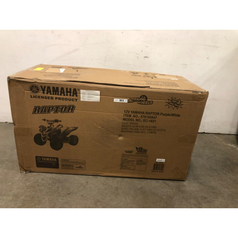 Yamaha Raptor ATV 12-Volt Battery-Powered Ride-on ATV
