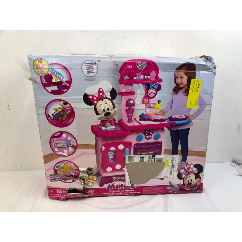 Disney Junior Minnie Mouse Flipping Fun Pretend Play Kitchen Set