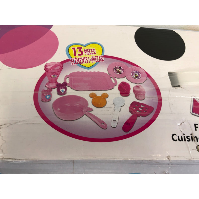 Disney Junior Minnie Mouse Flipping Fun Pretend Play Kitchen Set