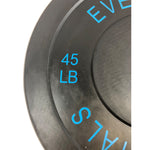 BalanceFrom Olympic Bumper Plate Weight Plate, 45 lbs Black