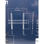 Mount-It! Low Profile Fixed TV Wall Mount, Fits 32- 55 Tvs, Capacity 77 lbs.