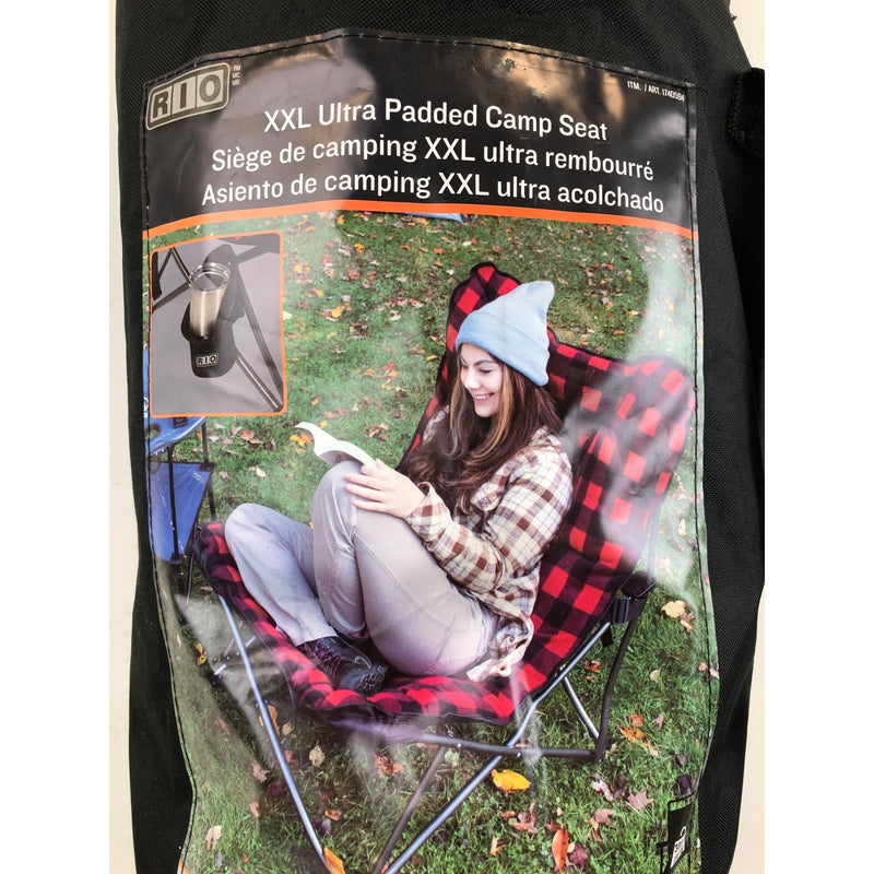 RIO Jumbo Fleece Padded Comfort Chair