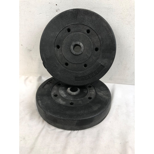 Athletic Works 15 lb Standard Vinyl Weight Set of 2