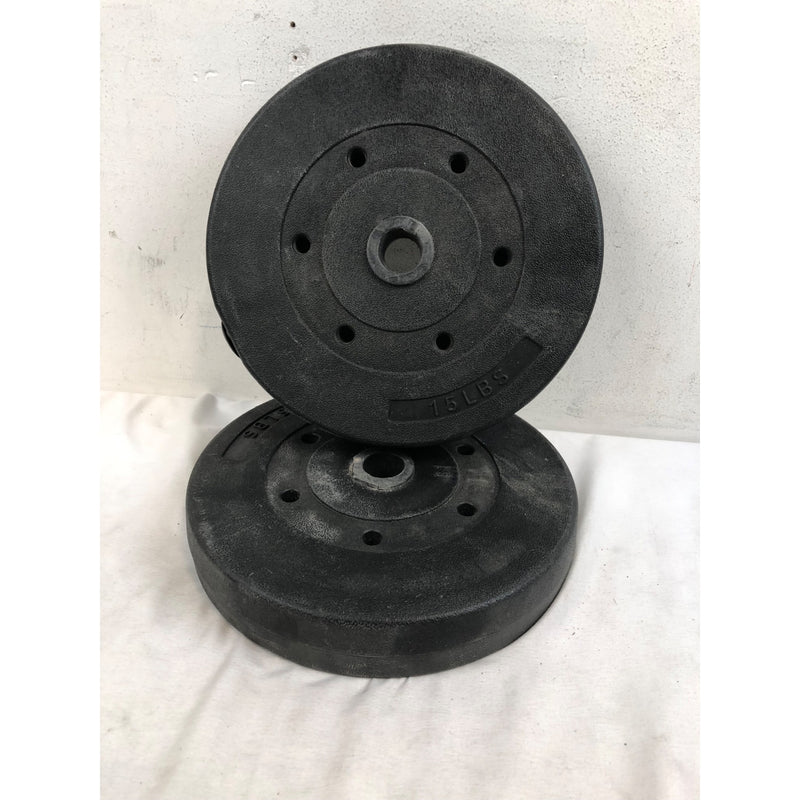 Athletic Works 15 lb Standard Vinyl Weight Set of 2