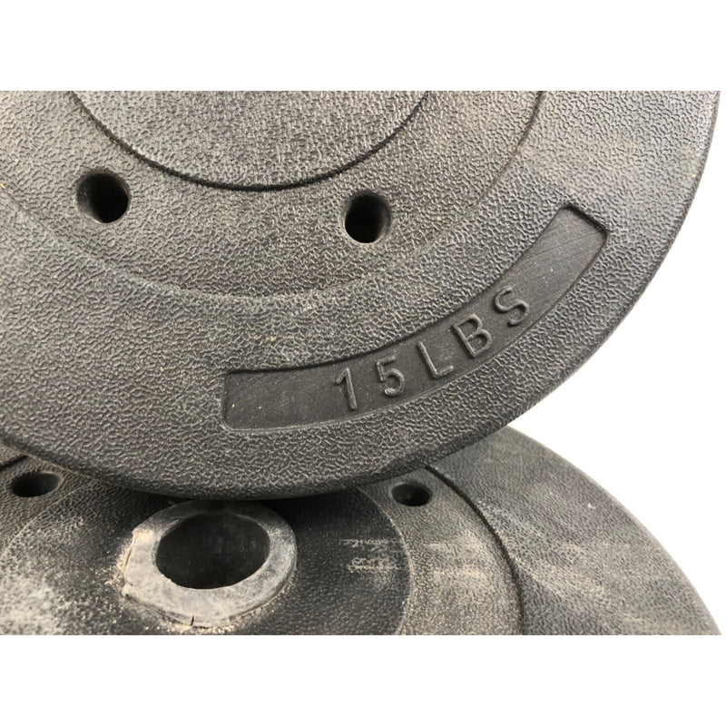 Athletic Works 15 lb Standard Vinyl Weight Set of 2