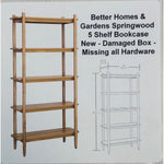 Better Homes & Gardens Springwood 5 Shelf Bookcase