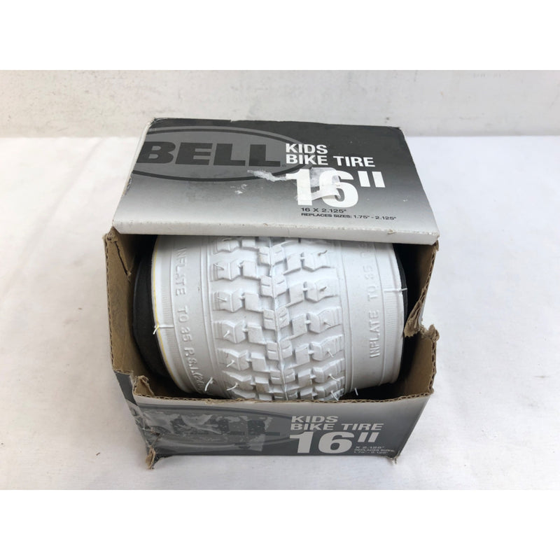 Bell Kids Bike Tire, 16in White Tire