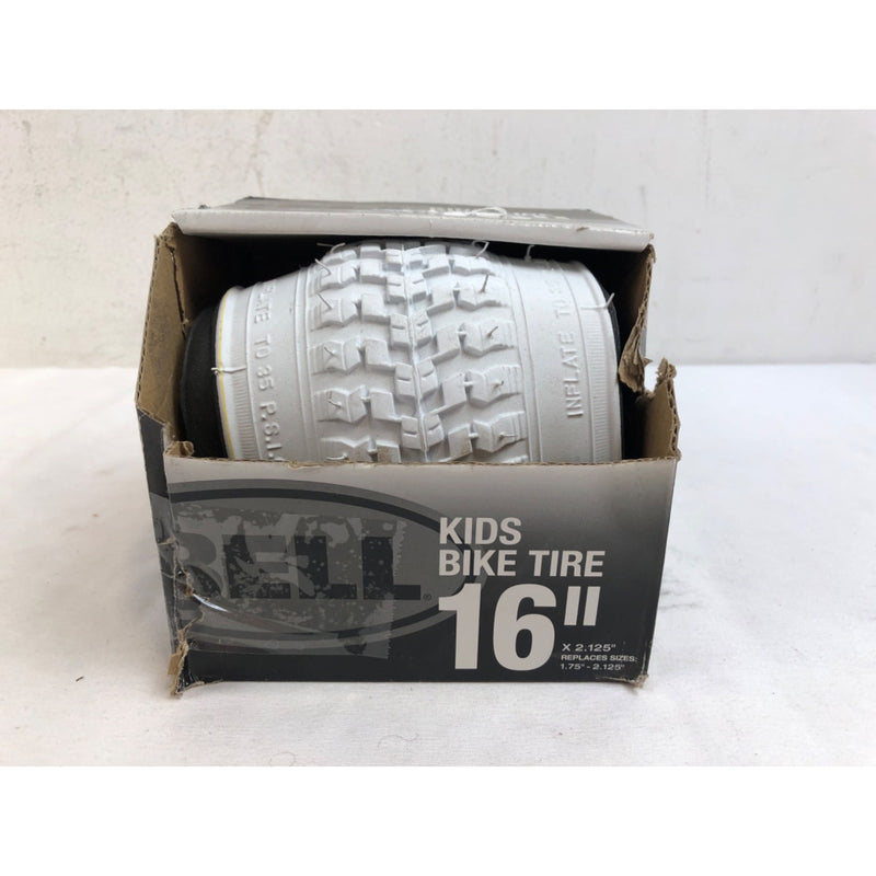 Bell Kids Bike Tire, 16in White Tire