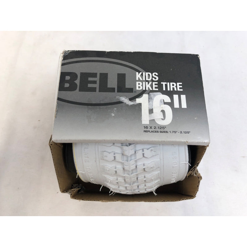 Bell Kids Bike Tire, 16in White Tire