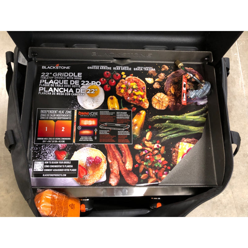 Blackstone Original 22in Griddle w/Hood and Carry Bag