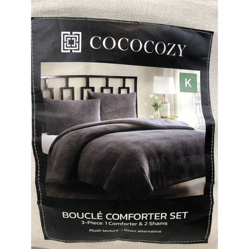 Cococozy 3-piece Bouclé Comforter Set