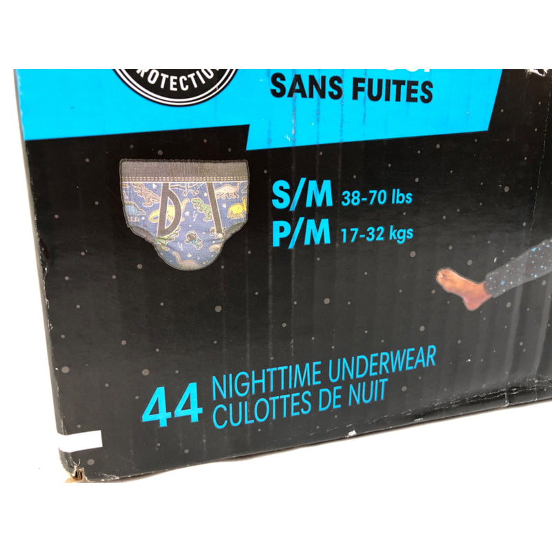 Ninjamas Boys Bedwetting Nighttime Underwear, Size S/M