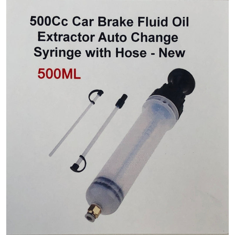 500Cc Car Brake Fluid Oil Extractor Auto Change Syringe with Hose